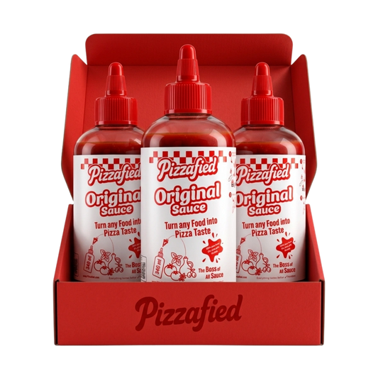 Pizzafied Original 3er-Pack - Würzsoße mit Pizzageschmack 3x 340 ml
